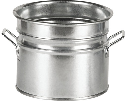 Mască pentru flori, zinc, Ø 11, h 12 cm, argintie Mască pentru flori, zinc, Ø 11, h 12 cm, argintie