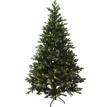 Brad artificial de Crăciun cu iluminare