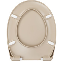 Capac WC form & style New Paris duroplast, ușor detașabil, închidere lentă, bej 41,6-46,3x37 cm-thumb-3