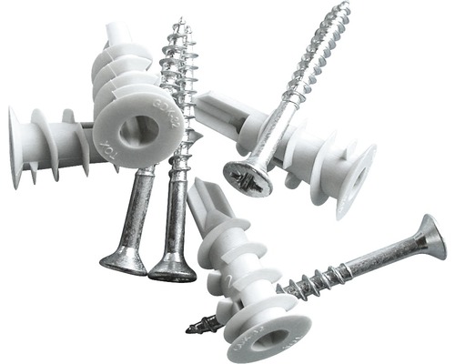 Dibluri plastic autoforante cu șurub Tox Spiral GDK 32, pachet 4 bucăți, pentru gipscarton Dibluri plastic autoforante cu șurub Tox Spiral GDK 32, pachet 4 bucăți, pentru gipscarton