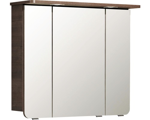 Dulap baie cu oglindă Pelipal Sunline 105, 3 uși, cu iluminare, PAL, 82x72,3 cm