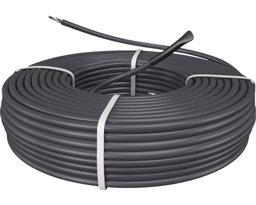 Cablu degivrare jgheaburi/burlane 900W 30 m Rola cu cablu negru de încălzire