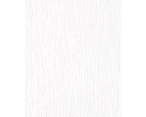 Tapet vlies 9453 Patent Decor 3D alb 10,05x0,53 m Tapetă vinilică albă în relief cu model vertical în dungi