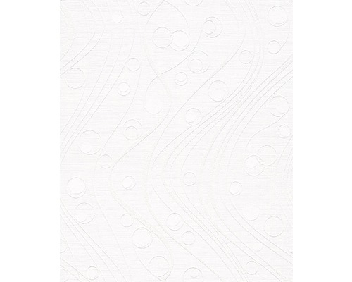 Tapet vlies 9456 Patent Decor 3D alb 10,05x0,53 m Tapet cu model de cercuri