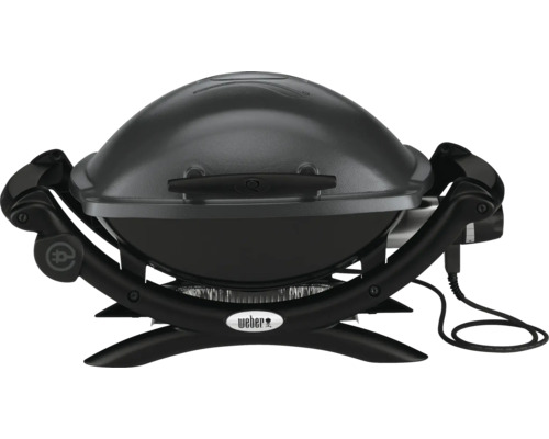 Grătar electric Weber Q 1400 2200 W suprafață de gătire 43x32 cm gri închis incl. tavă de colectare grăsime