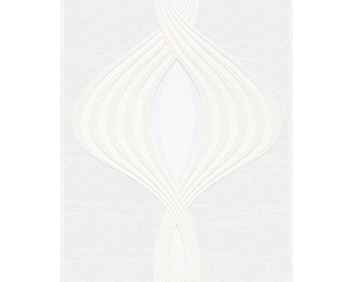 Tapet vlies 9461 Patent Decor 3D alb 10,05x0,53 m Tapet alb cu model împletit