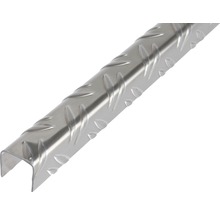 Profil U din metal cu model de tablă striată