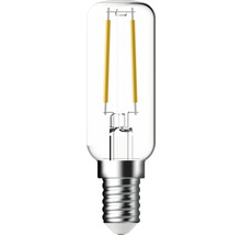Bec LED pentru hotă Flair E14 2,1W 250 lumeni, glob clar, lumină caldă