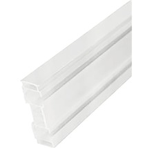 Șină perdea plastic 2 canale, albă, 150 cm-thumb-0