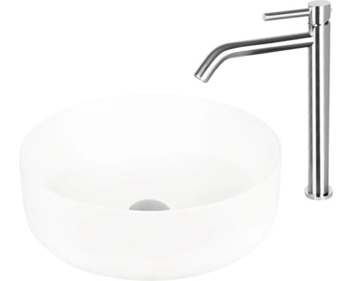 Lavoar ceramic de blat cu baterie