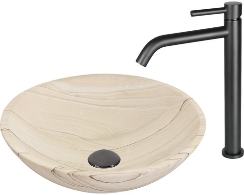 Lavoar ceramic de blat cu robinet