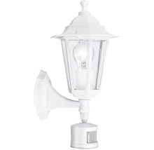Lumină de perete exterioară albă cu senzor de mișcare