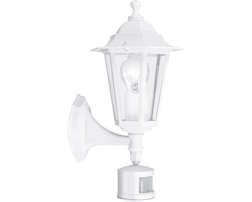 Aplică exterior felinar în jos Laterna E27 max. 1x60W, senzor de mișcare, IP44, alb Aplică exterior felinar în jos Laterna E27 max. 1x60W, senzor de mișcare, IP44, alb