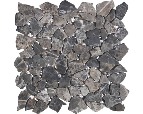 Mozaic marmură Poly Marron maro 30,5x30,5 cm