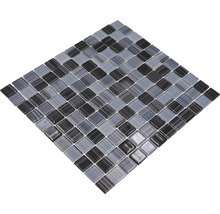 Mozaic piscină sticlă CM 4300 mix alb-gri 30,2x32,7 cm