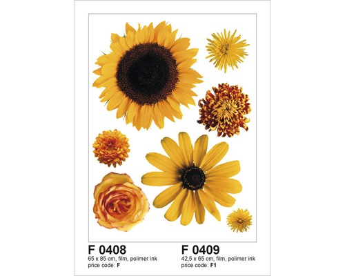 Sticker Sun Flower 65x85 cm