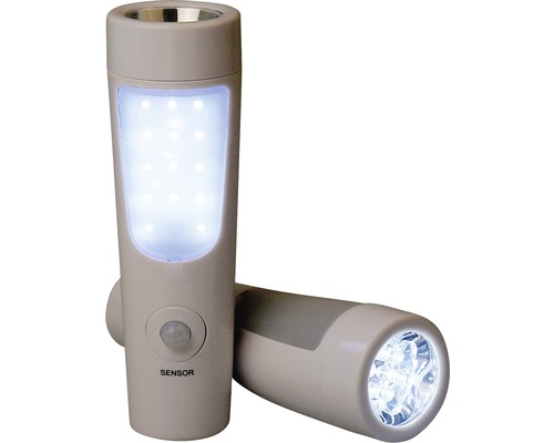 Lanternă & lampă de veghe Flink cu 20 LED-uri, senzor de mișcare, acumulator inclus