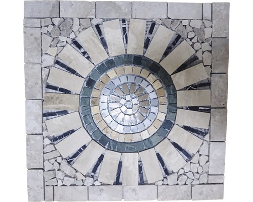 Placă de mozaic cu model circular