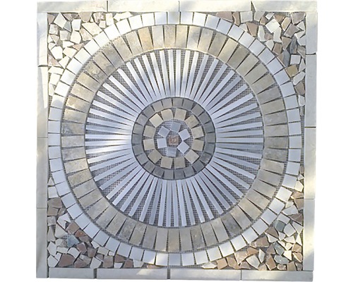 Model de mozaic pătrat cu design circular