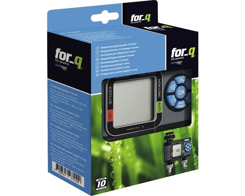 Computer de irigare pentru două zone în ambalaj