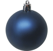 Glob de Crăciun, albastru, mat