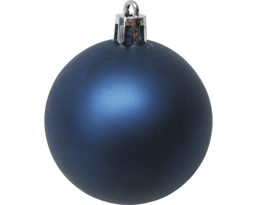 Glob de Crăciun, albastru, mat