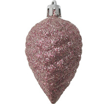 Glob de brad în formă de picătură cu sclipici