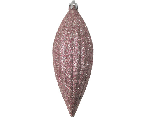 Ornament de brad de Crăciun strălucitor, în formă de picătură