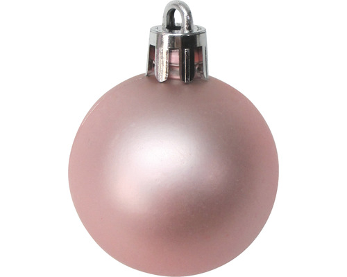 Glob de Crăciun roz individual cu agățătoare