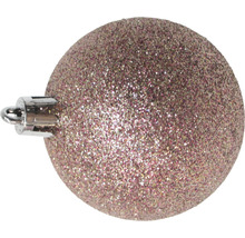 Glob de Crăciun strălucitor, în formă de sferă