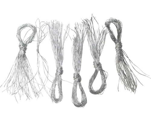 Agățători din fir argintiu pentru decorațiuni