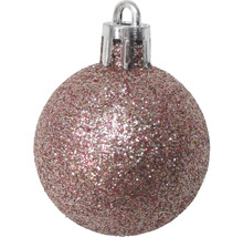 Glob de pom de Crăciun sclipitor