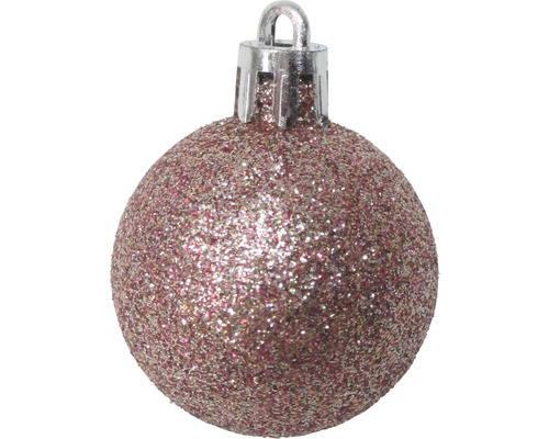 Glob de pom de Crăciun sclipitor