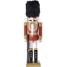 Spărgător de nuci decorativ din lemn cu pușcă