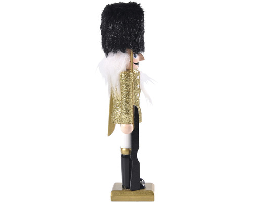 Figurină spărgător de nuci cu pușcă, articol decorativ