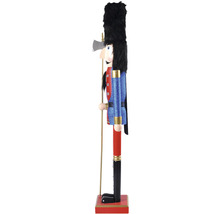 Figurină spărgător de nuci în design de soldat cu topor