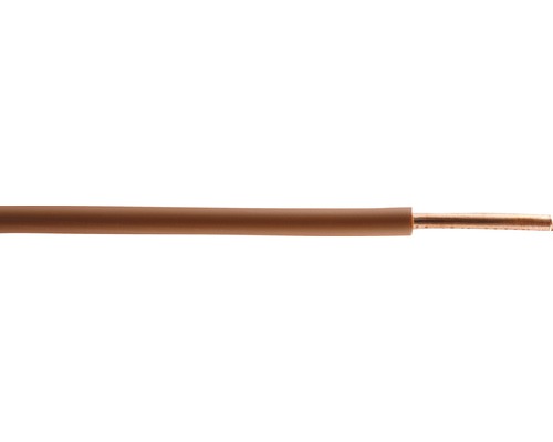 Conductor FY (H07V-U) 4mm² maro, inel 50m Conductor unifilar cu conductor de cupru și izolație