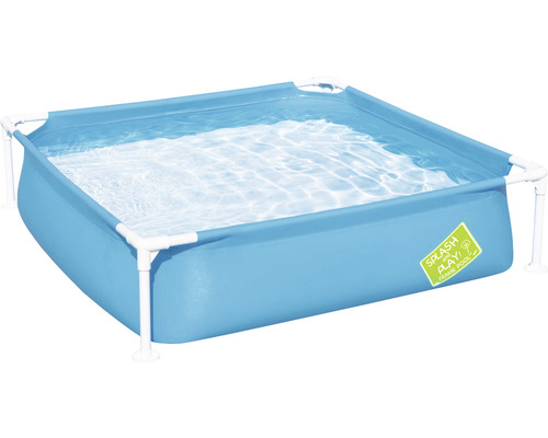 Piscină cu cadru metalic Bestway Family 122x122x30,5 cm capacitate 365 l