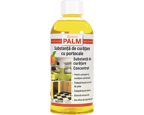 Soluție universală de curățare cu portocale - concentrat 500 ml Detergent de curățare cu portocale Barend Palm pentru interior, în sticlă