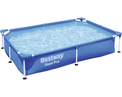 Set piscină cu cadru metalic Bestway Family 211x150x43 cm capacitate 1200 l