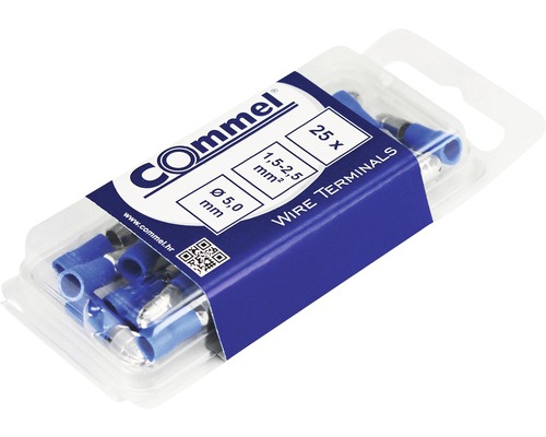 Terminalele pentru cabluri Commel în pachet de 25 bucăți, diametru 5,0 mm