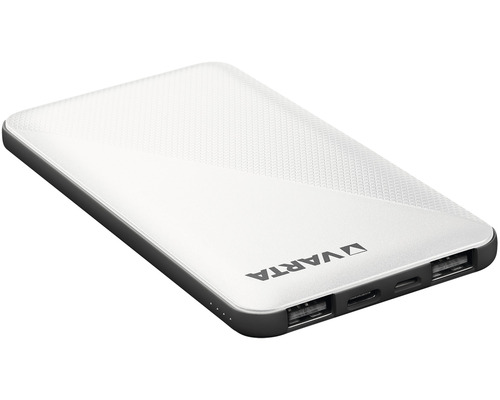 Baterie externă Varta Energy 5000mAh, culoare alb/negru