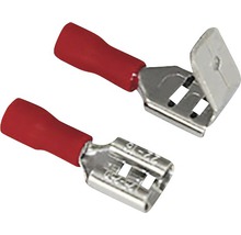 Set papuci auto izolați mamă & mamă + tată Commel 0,5-1,5 mm² / 6,3x0,8 mm, 25 perechi, culoare roșie