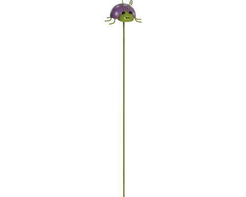 Tijă decorativă Lafiora buburuză H 65 cm purpuriu-0
