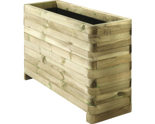Jardiniere dreptunghiulară din lemn