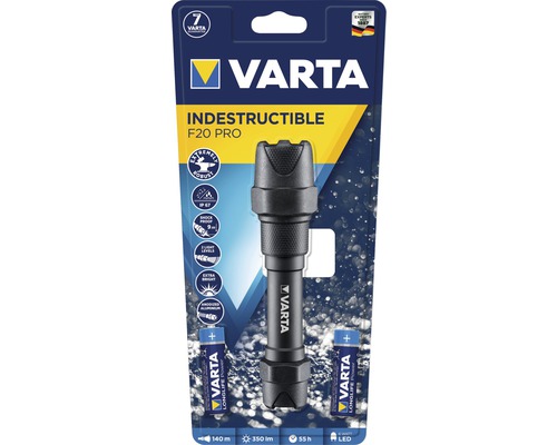 Lanternă Varta Indestructible F20 Pro cu baterii