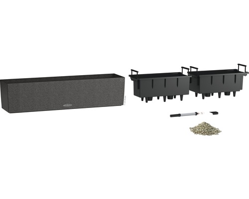 Lechuza Balconera Cottage 80 jardinieră set complet cu accesorii