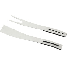 Spatulă și furculiță pentru grătar din oțel inoxidabil