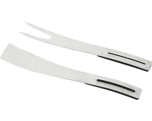 Spatulă și furculiță pentru grătar din oțel inoxidabil