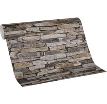 Rola de tapet cu model de perete de piatră